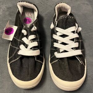 Black Canvas Sneakers